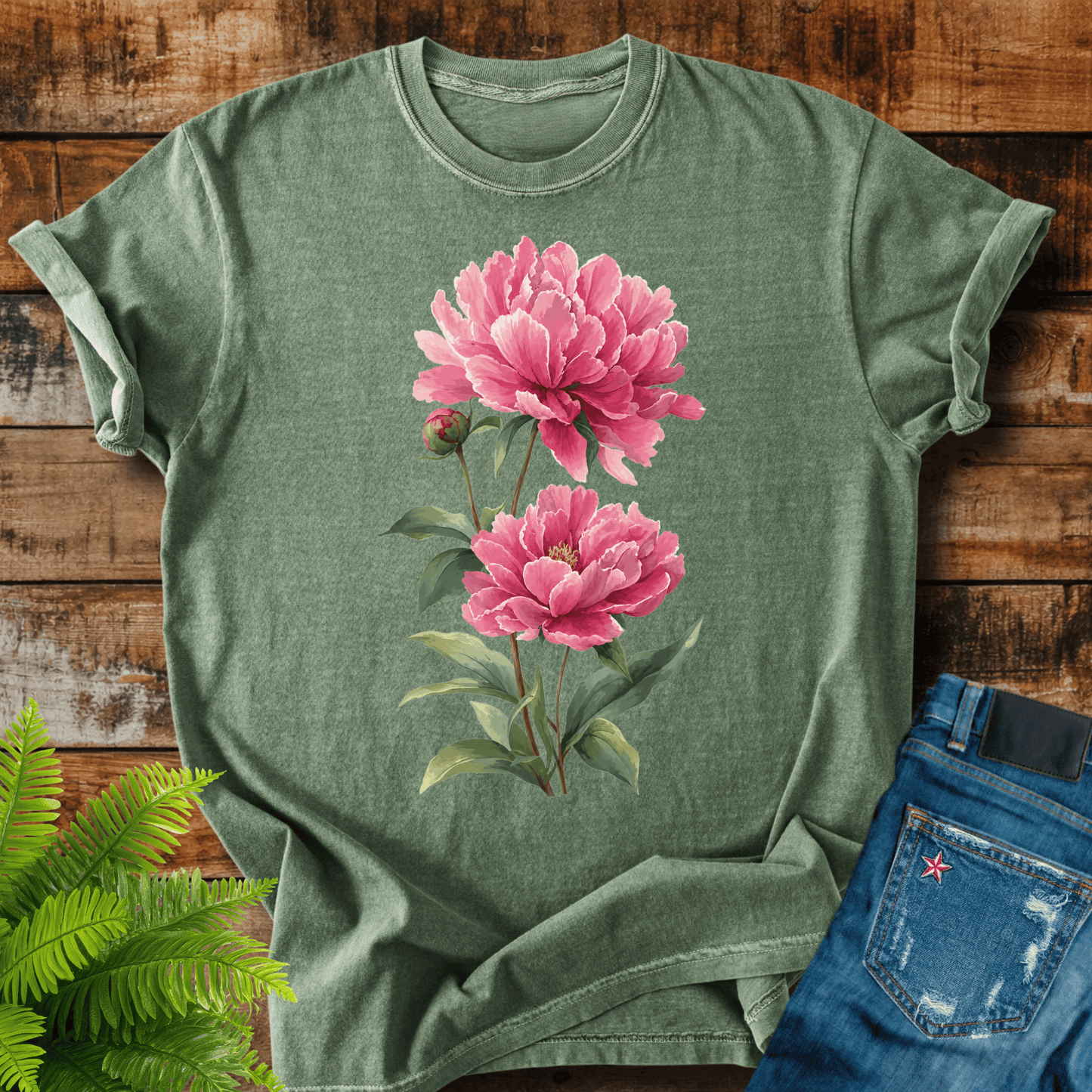 Pink Peonies T-shirt