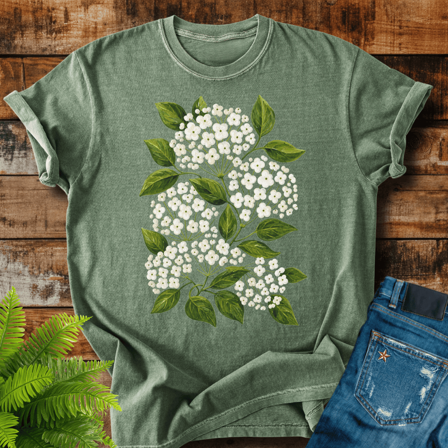 White Floral T-shirt