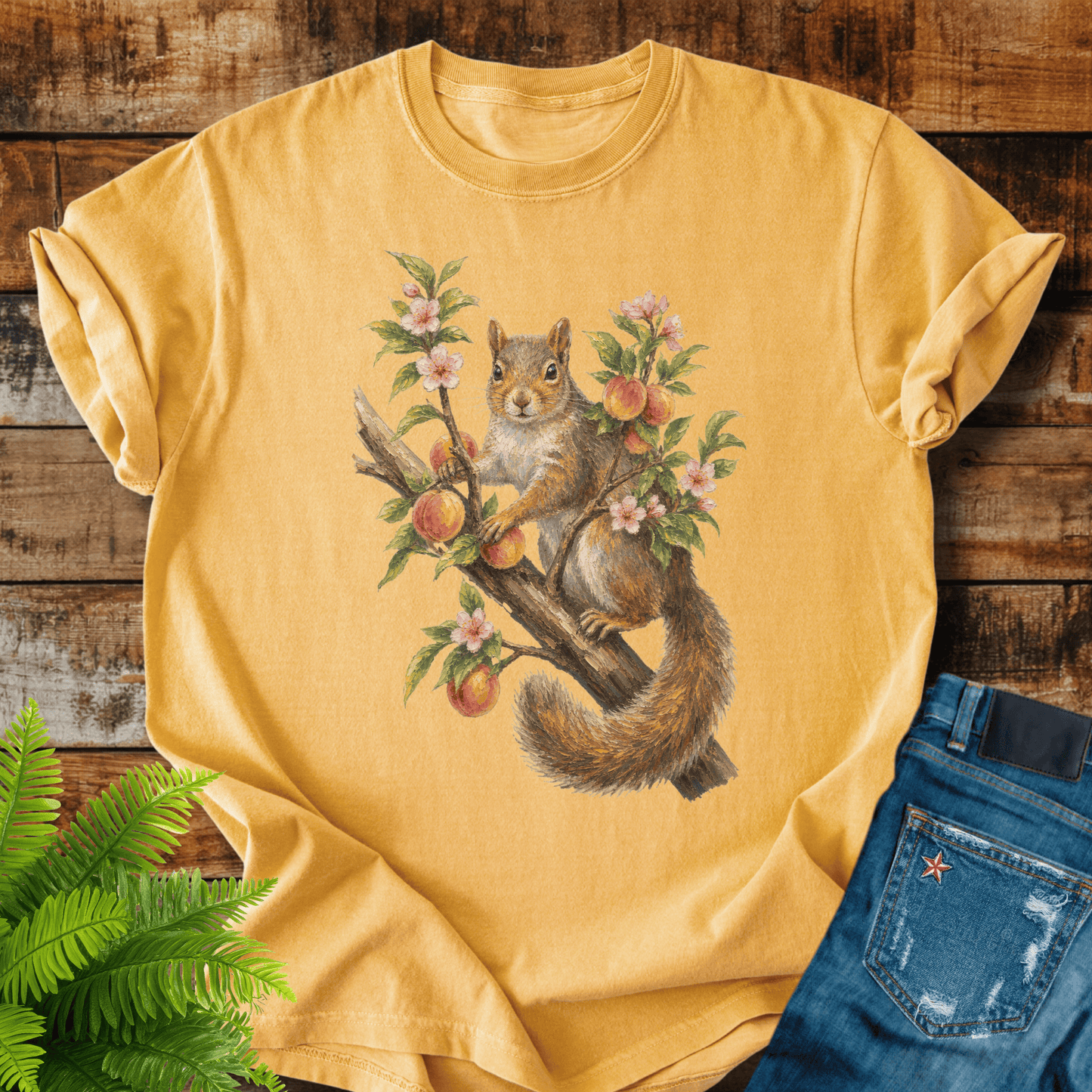 Peach Squirrel T-shirt