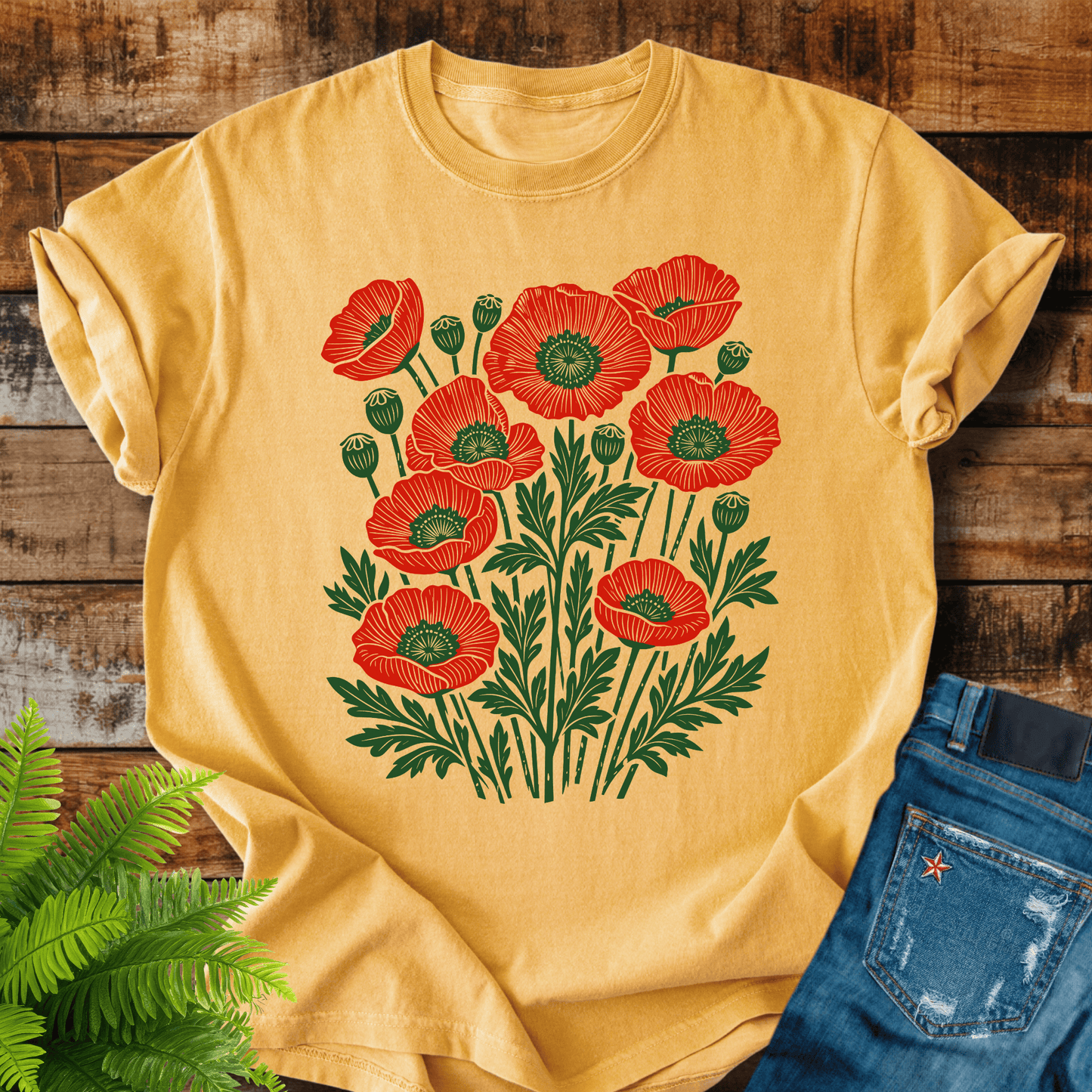 Red Poppies T-shirt