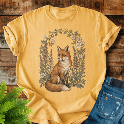 Floral Fox T-shirt