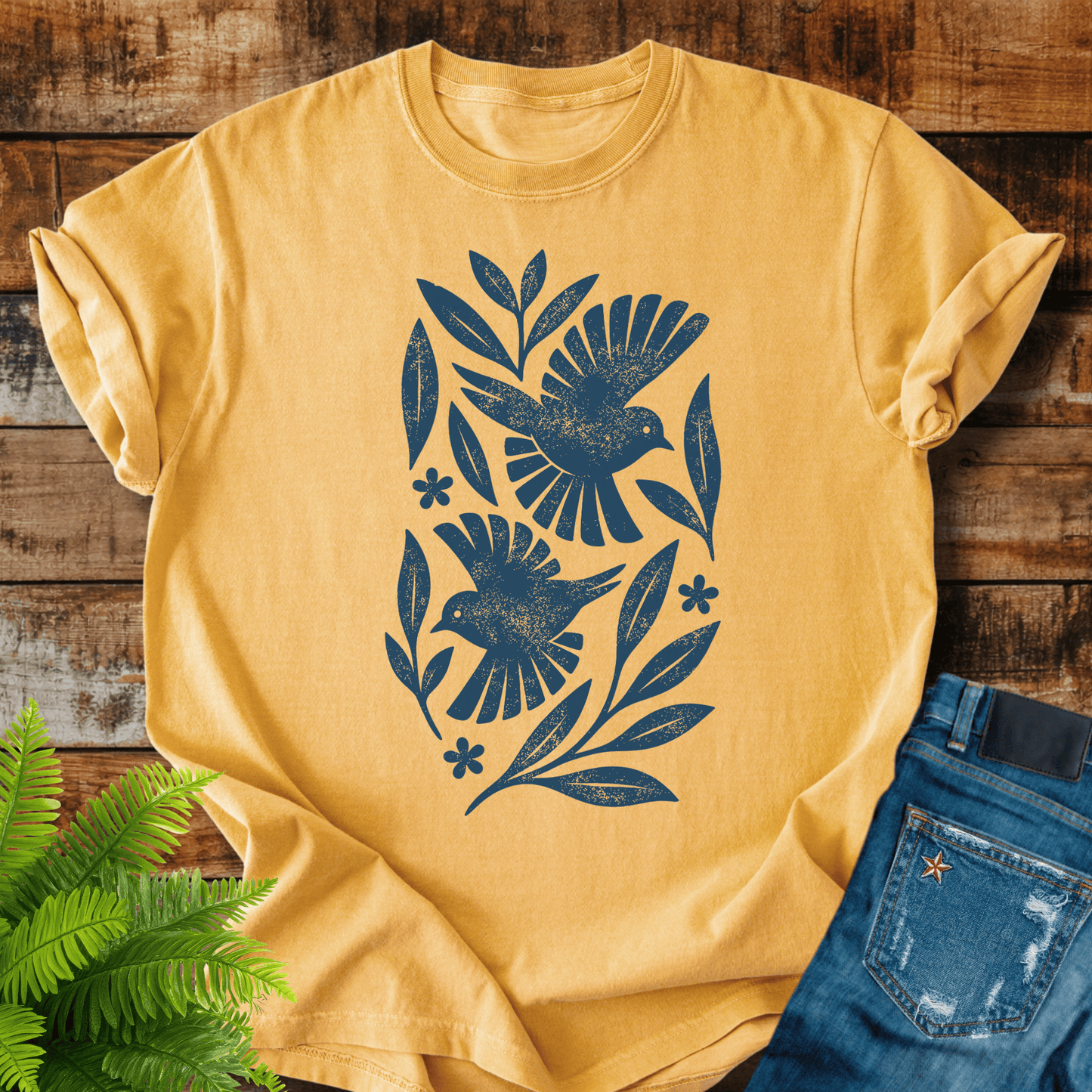 Folk Birds T-shirt