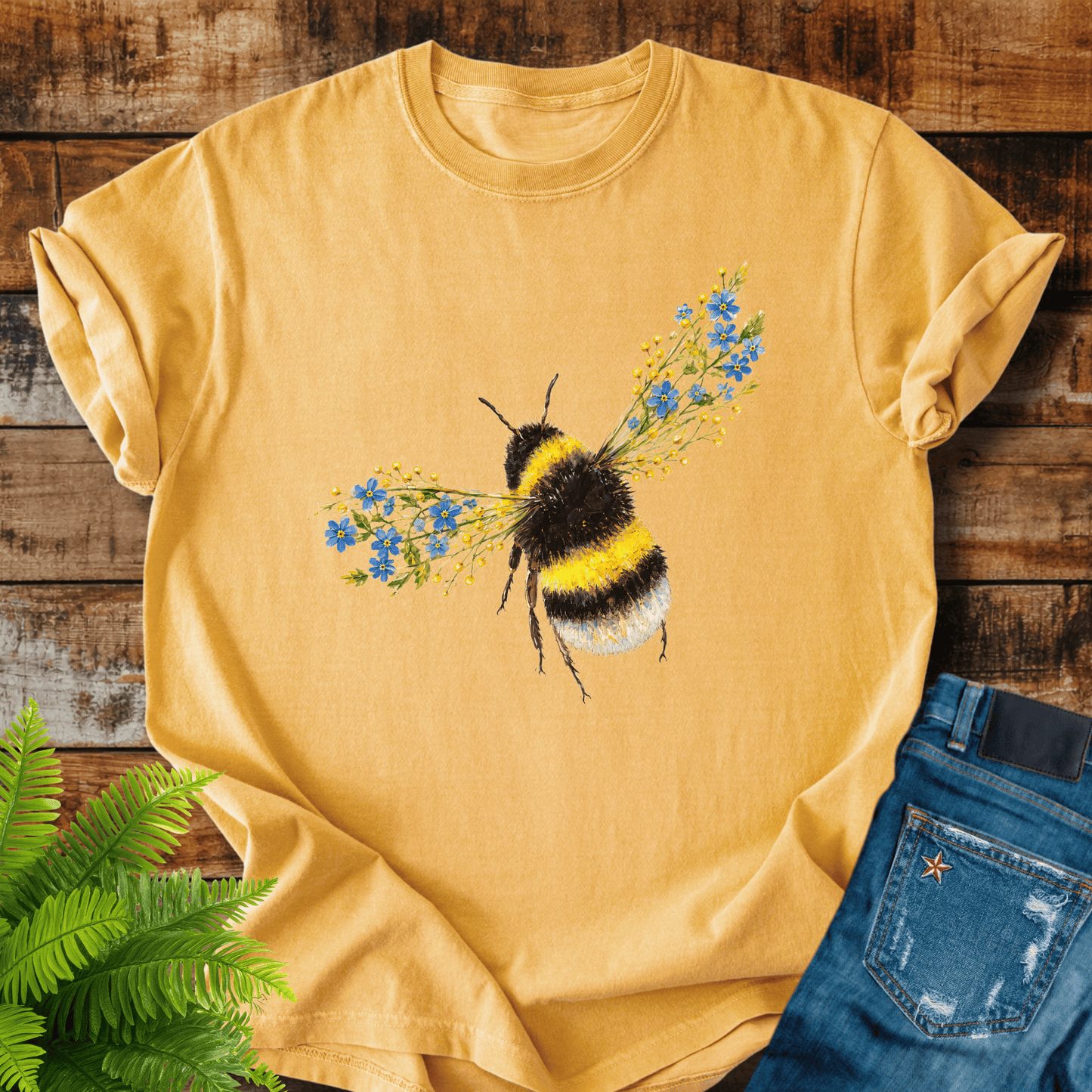 Floral Bumblebee T-shirt