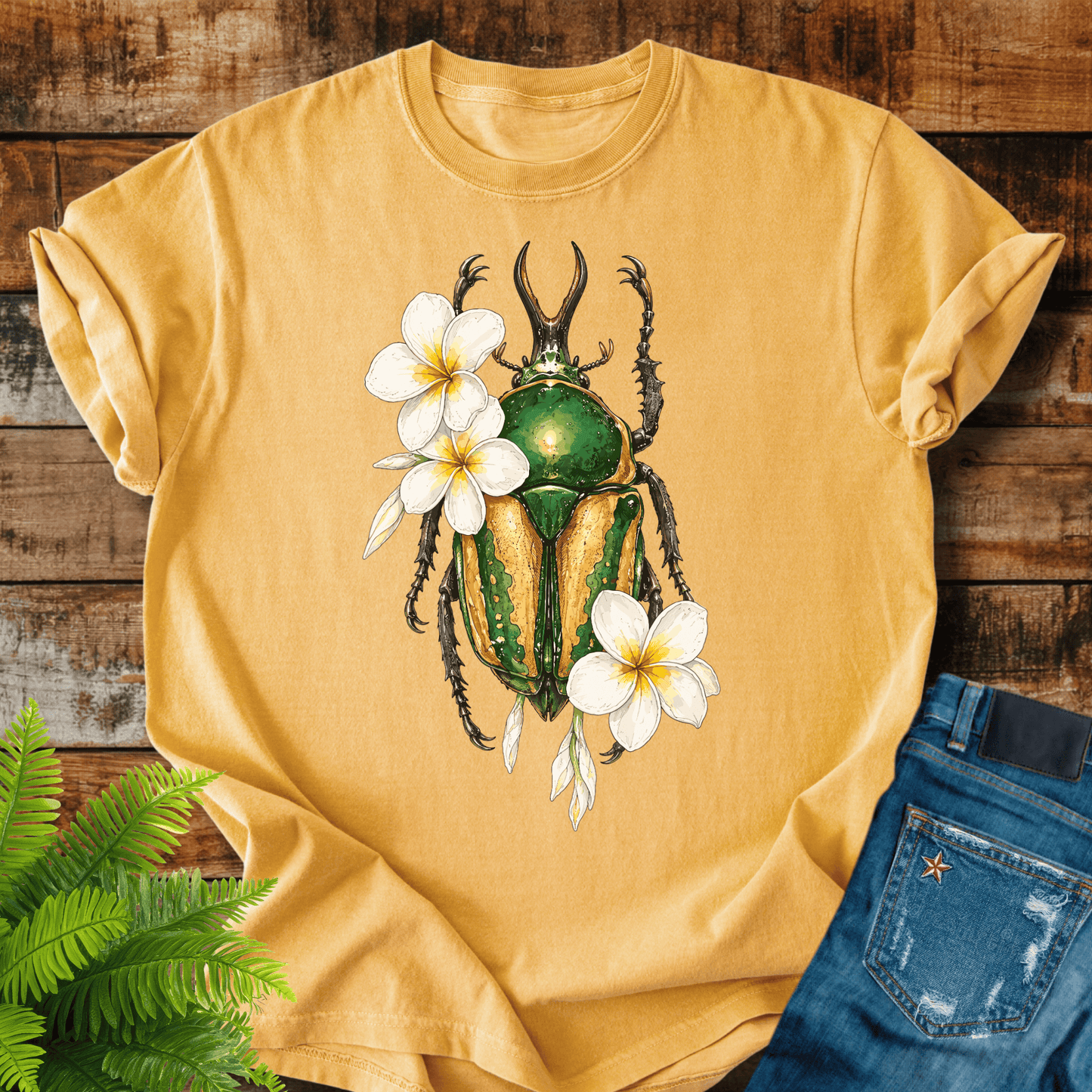 Floral Beetle T-shirt