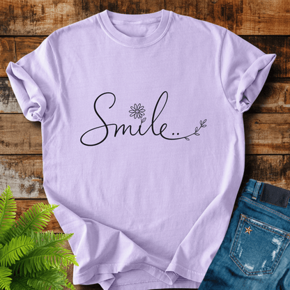 Smile Floral T-shirt