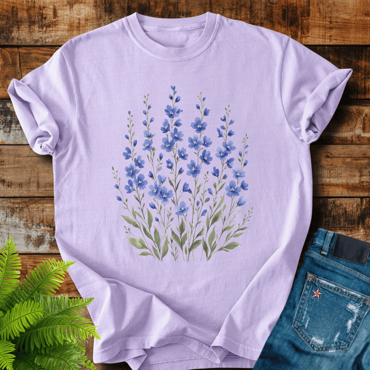 Blue Wildflowers T-shirt