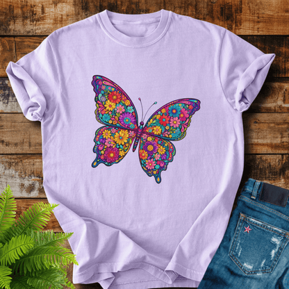 Floral Butterfly T-shirt