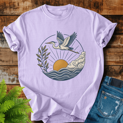 Flying Heron T-shirt