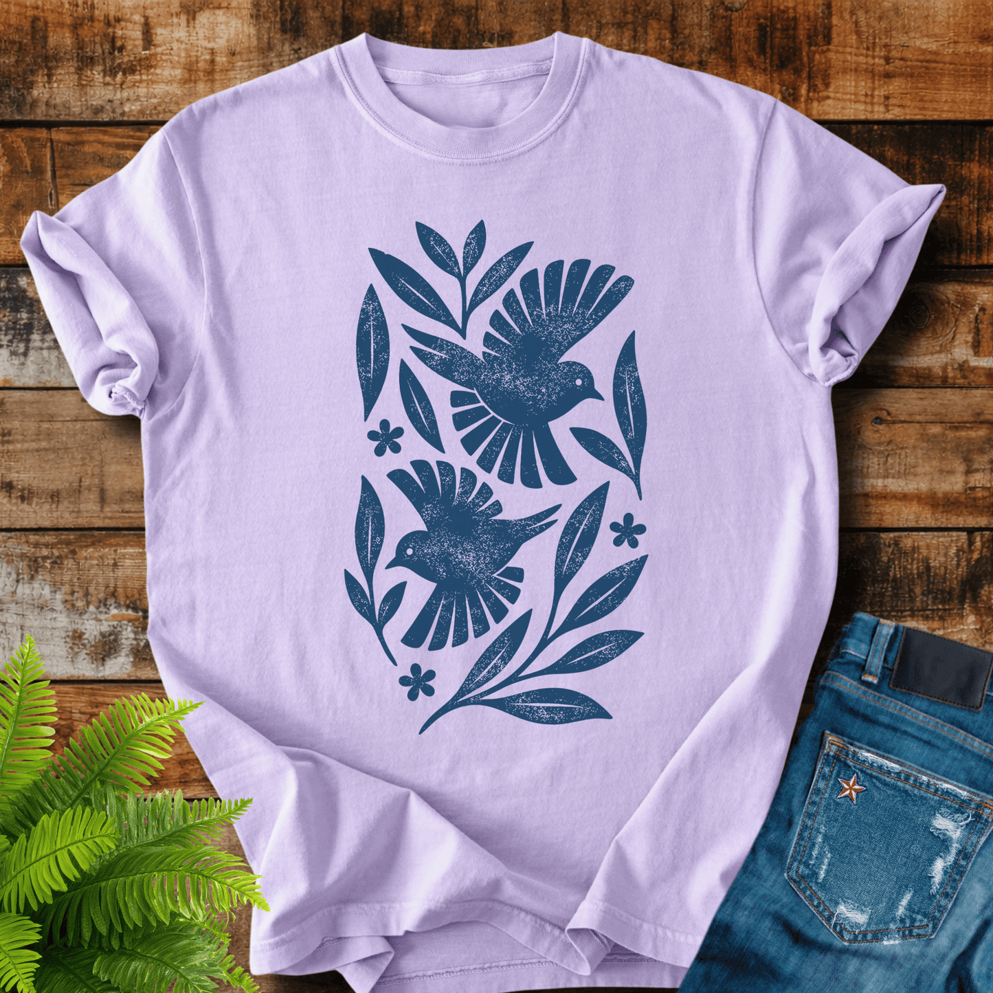 Folk Birds T-shirt