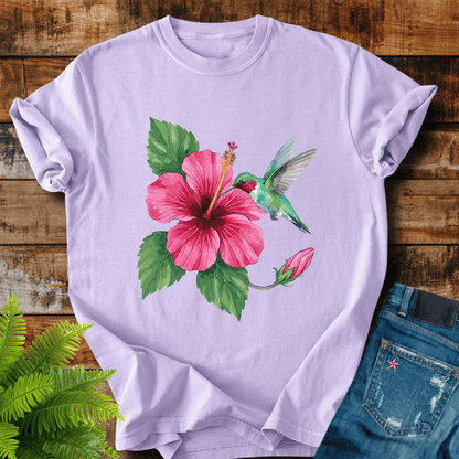 Hummingbird Hibiscus T-shirt
