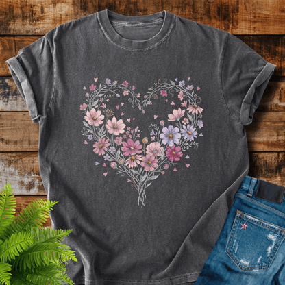 Floral Heart T-shirt
