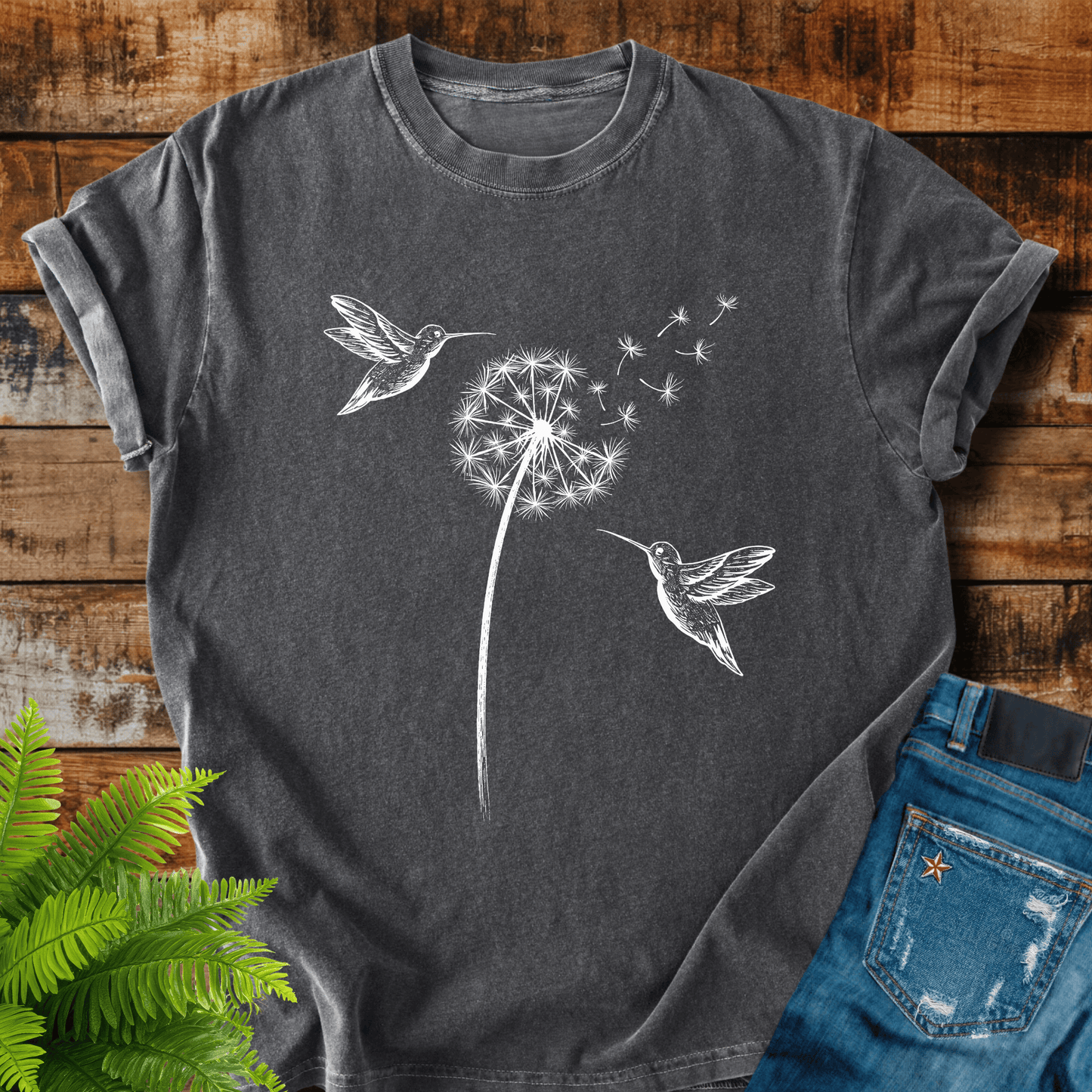 Hummingbird Dandelion T-shirt