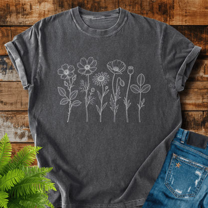 Wildflower Sketch T-shirt