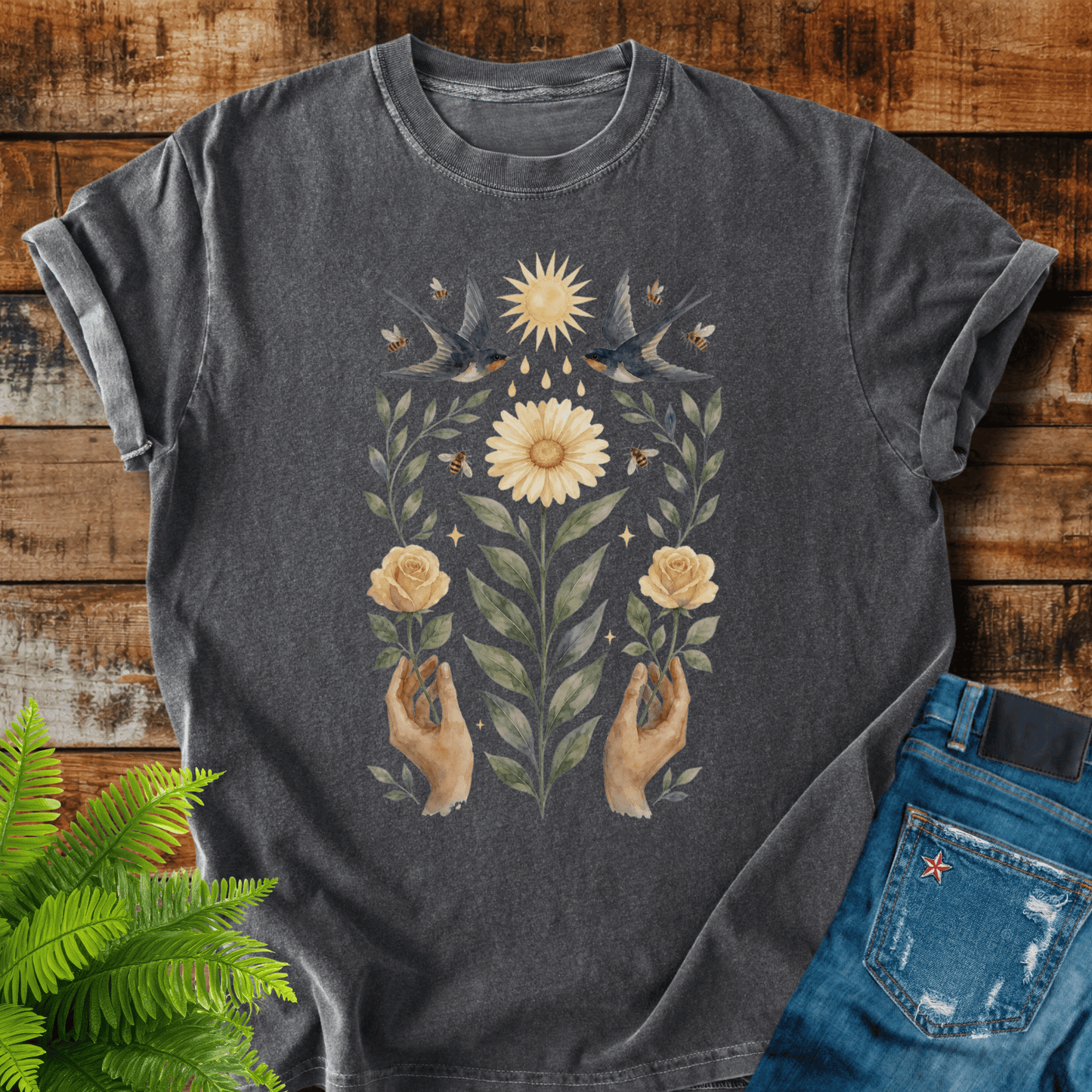 Botanical Swallow T-shirt
