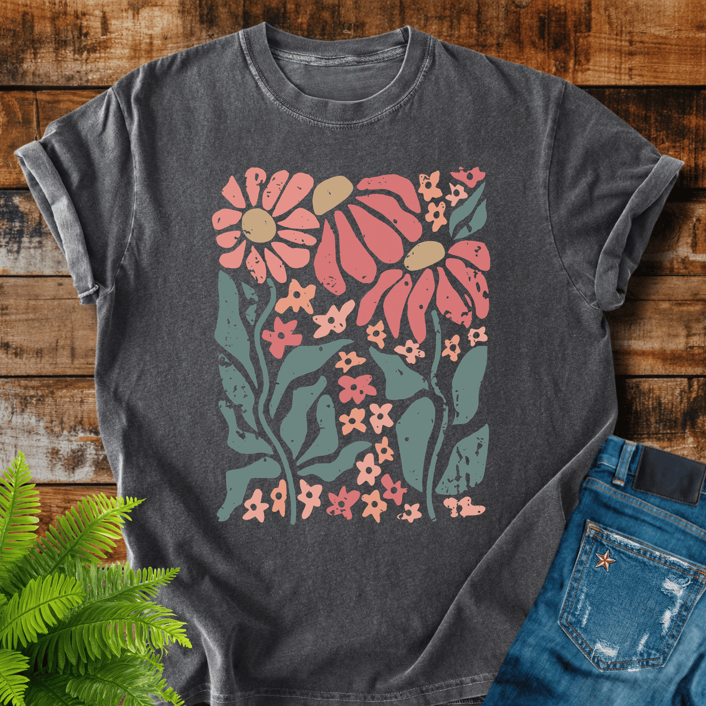 Retro Floral T-shirt