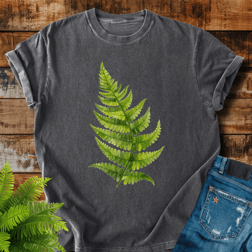 Watercolor Fern Leaf T-shirt