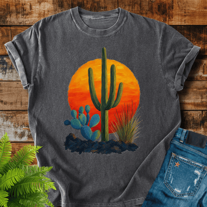 Desert Cactus Sunset T-shirt