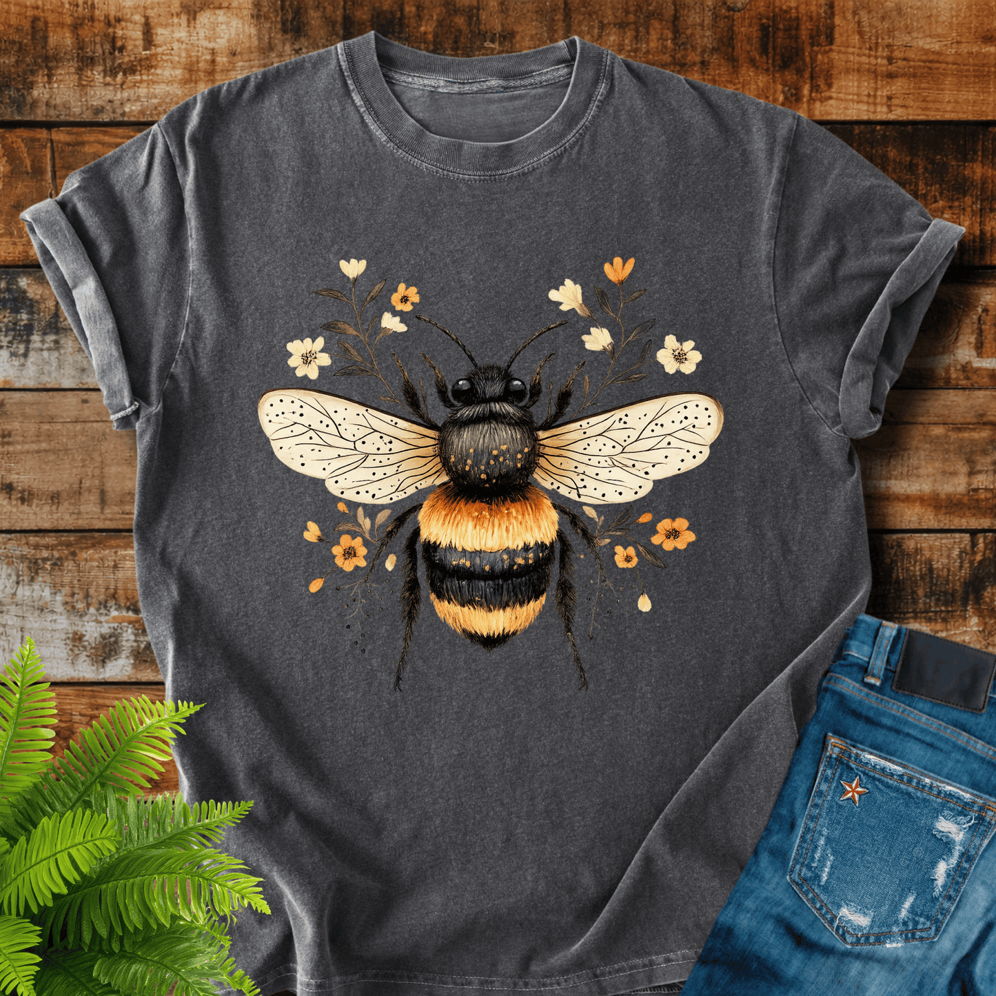 Floral Bumblebee T-shirt