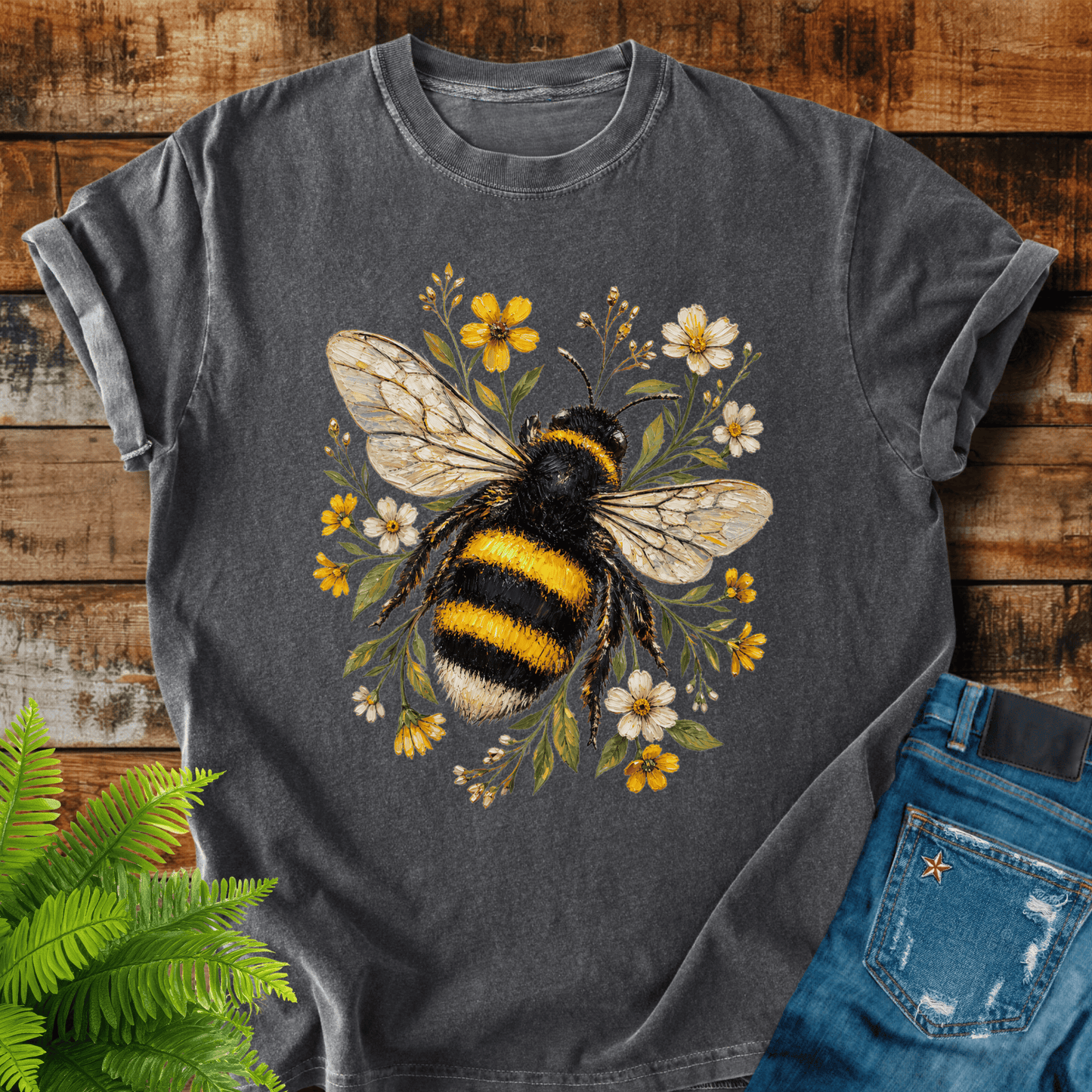 Floral Bumblebee T-shirt