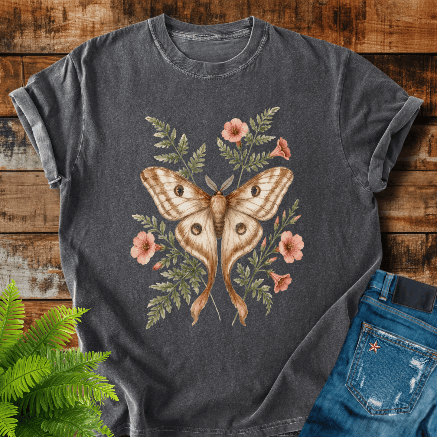 Floral Moth T-shirt