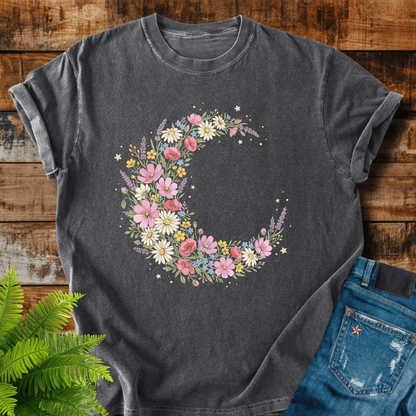 Floral Crescent T-shirt