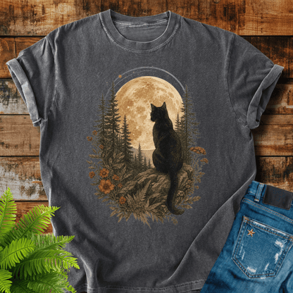 Moonlit Cat T-shirt
