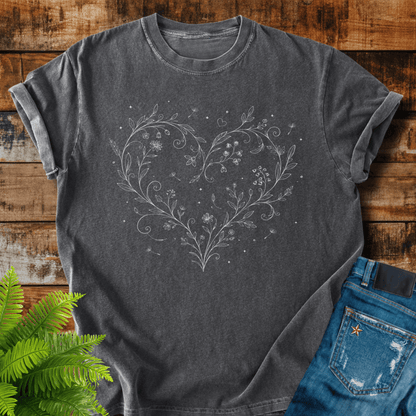 Floral Heart T-shirt