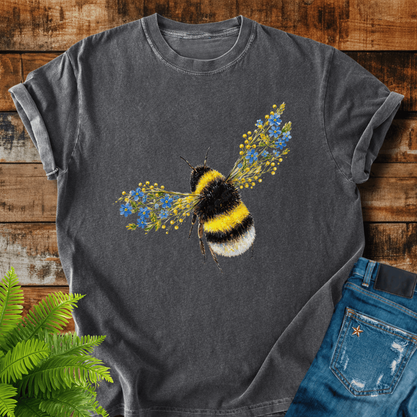 Floral Bumblebee T-shirt
