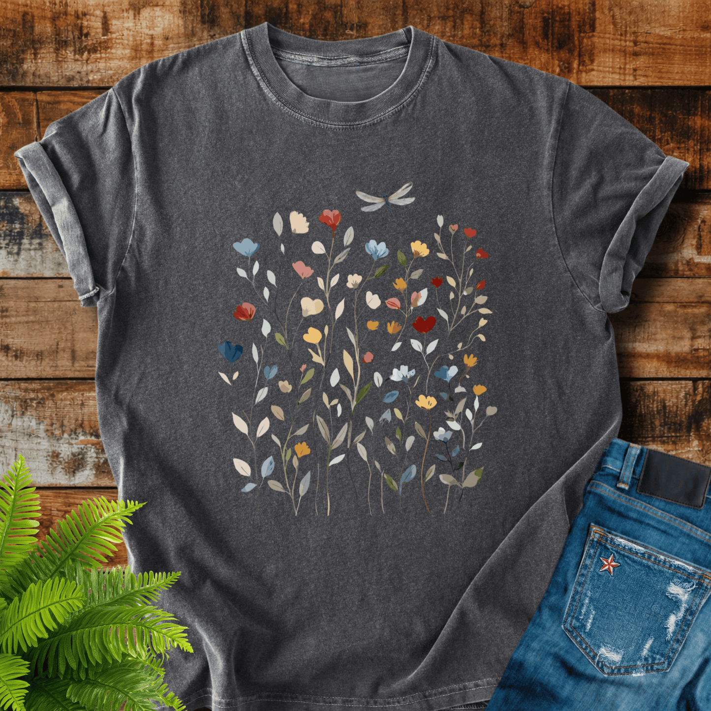 Wildflower Dragonfly T-shirt