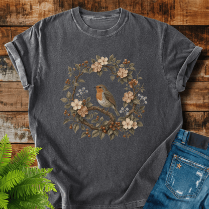 Floral Robin T-shirt
