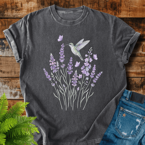 Hummingbird Lavender T-shirt