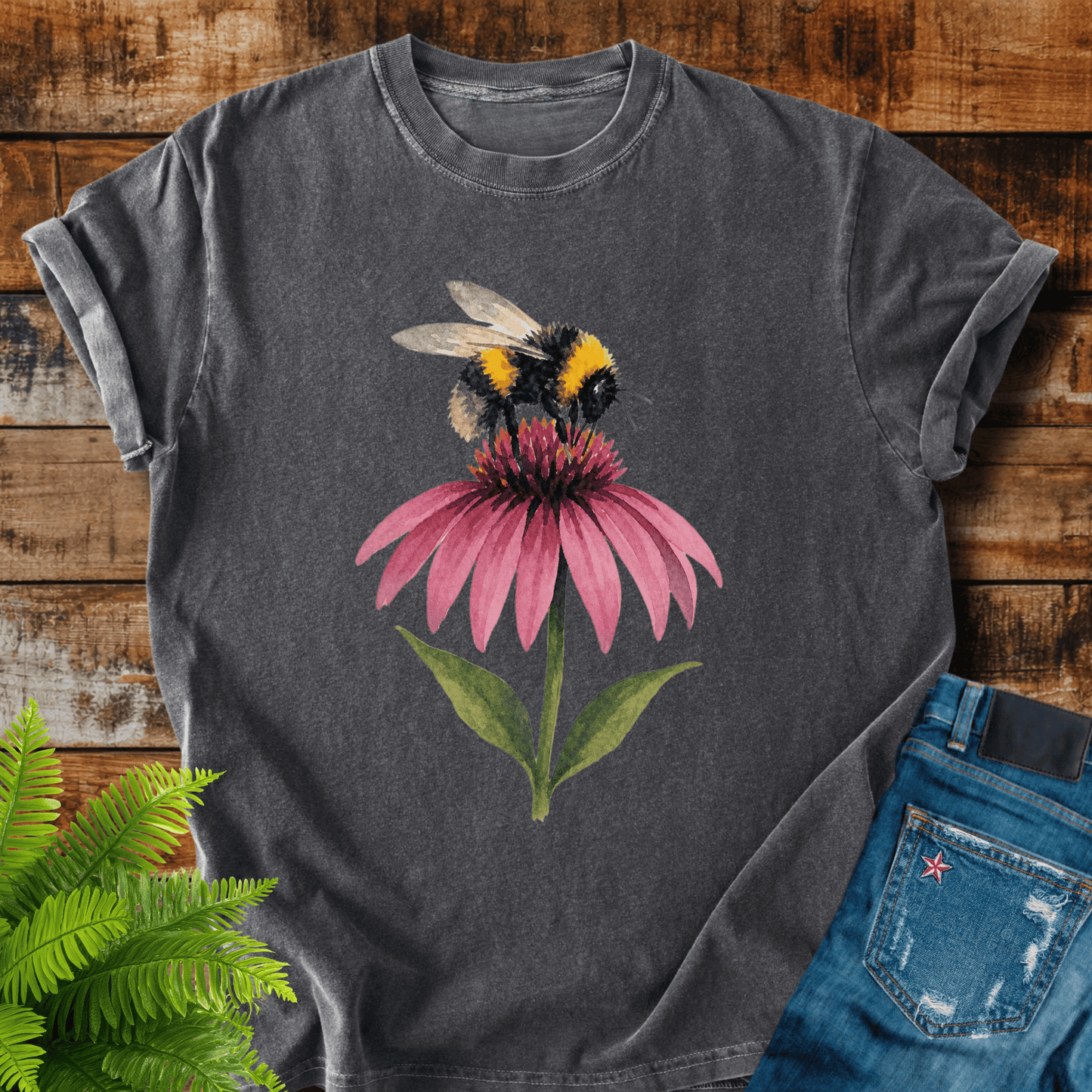 Bumblebee Flower T-shirt
