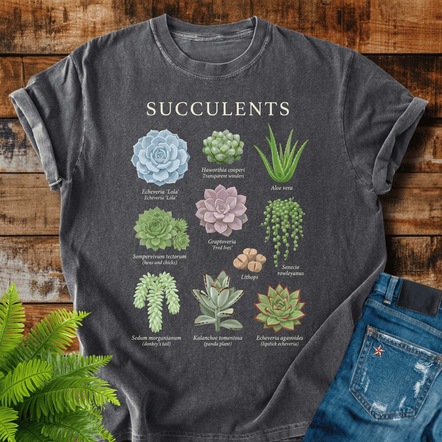 Succulents T-shirt