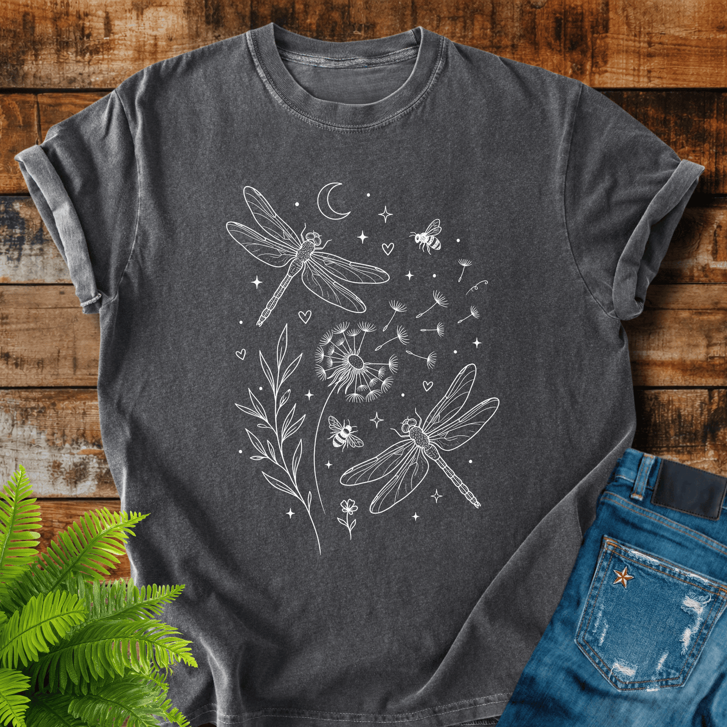 Dragonfly Dandelion T-shirt