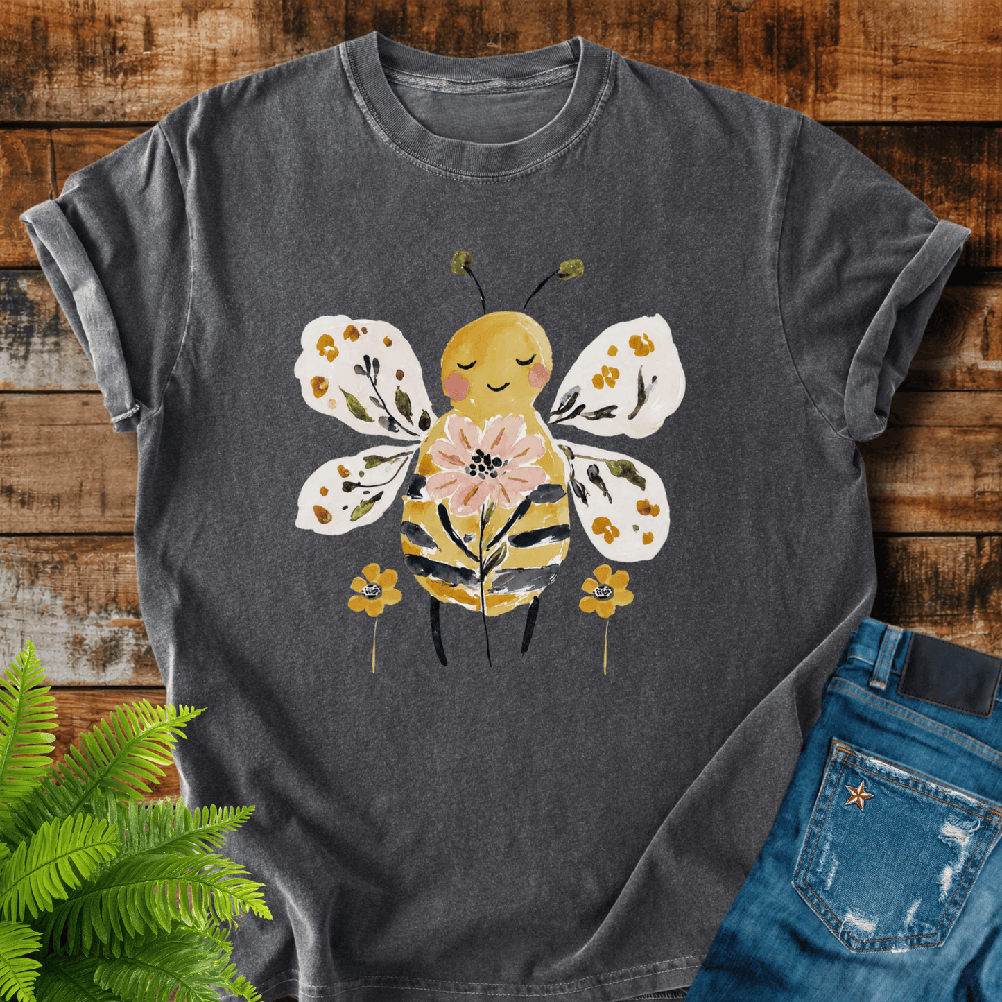 Floral Bumblebee T-shirt