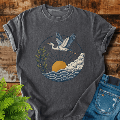 Flying Heron T-shirt