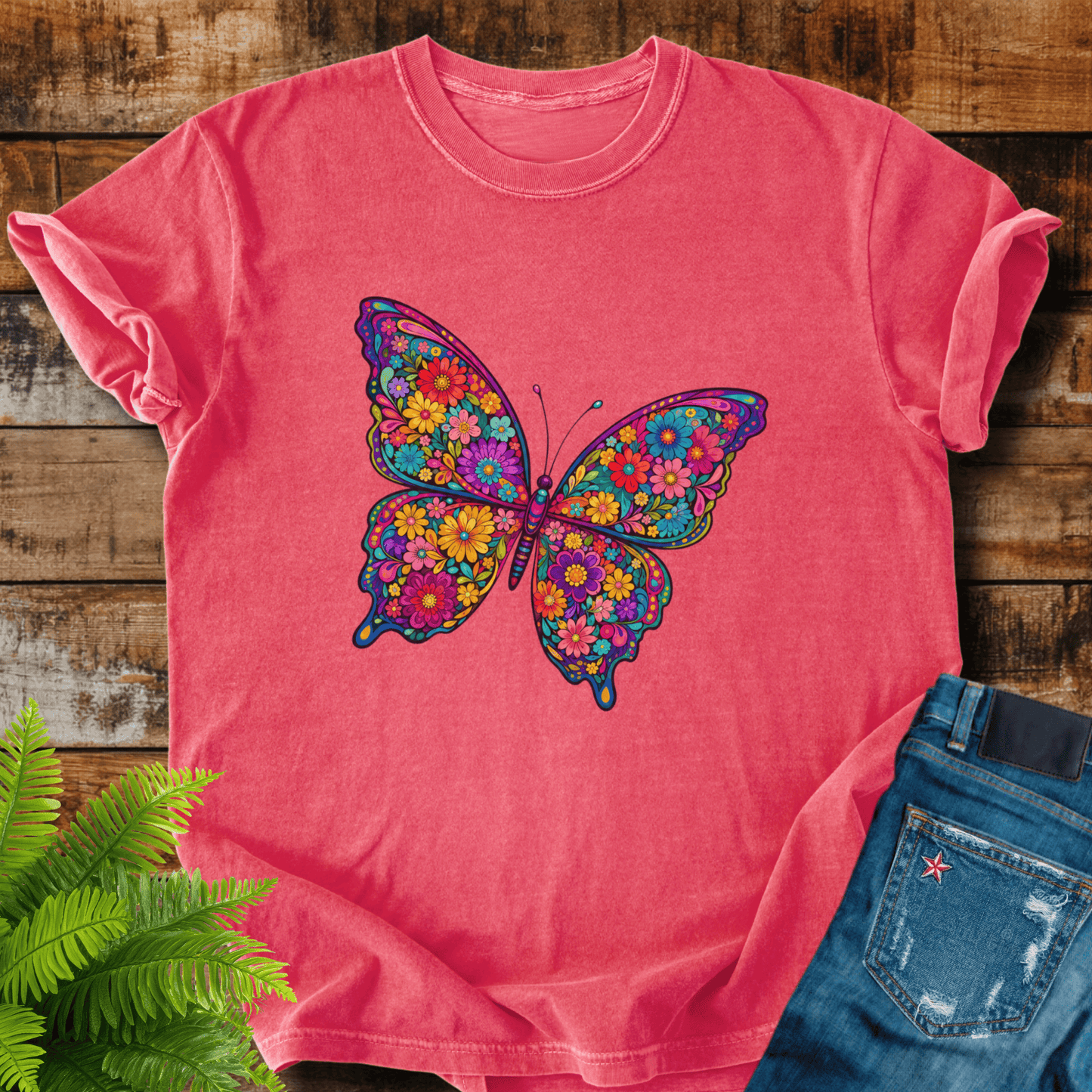 Floral Butterfly T-shirt