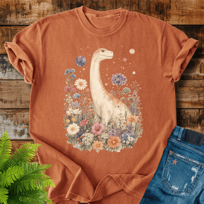 Floral Dinosaur T-shirt