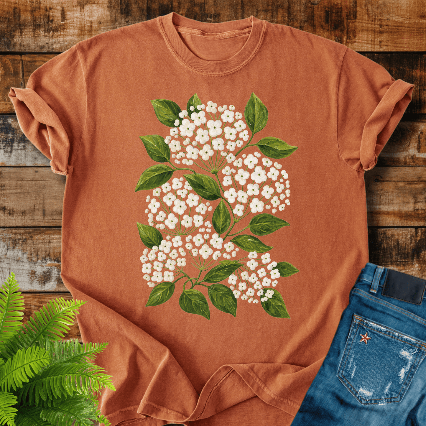 White Floral T-shirt