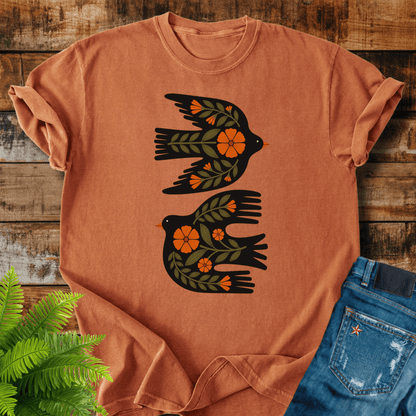 Floral Birds T-shirt
