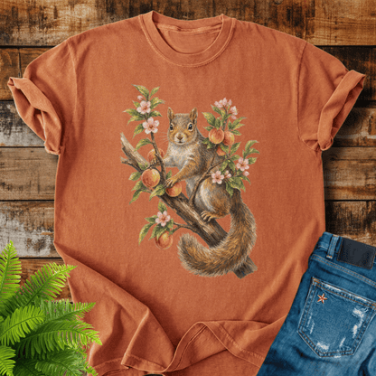 Peach Squirrel T-shirt