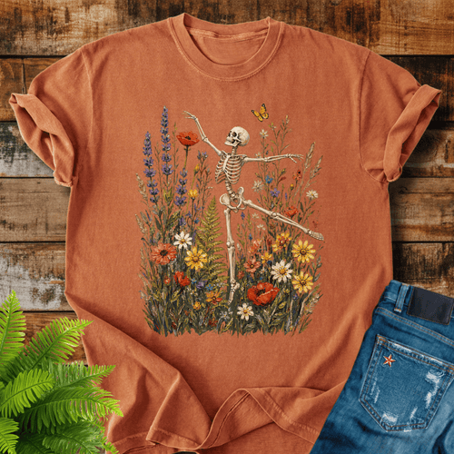 Floral Skeleton T-shirt