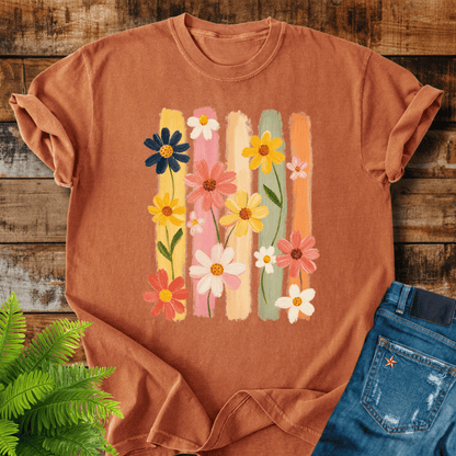 Wildflower Stripes T-shirt