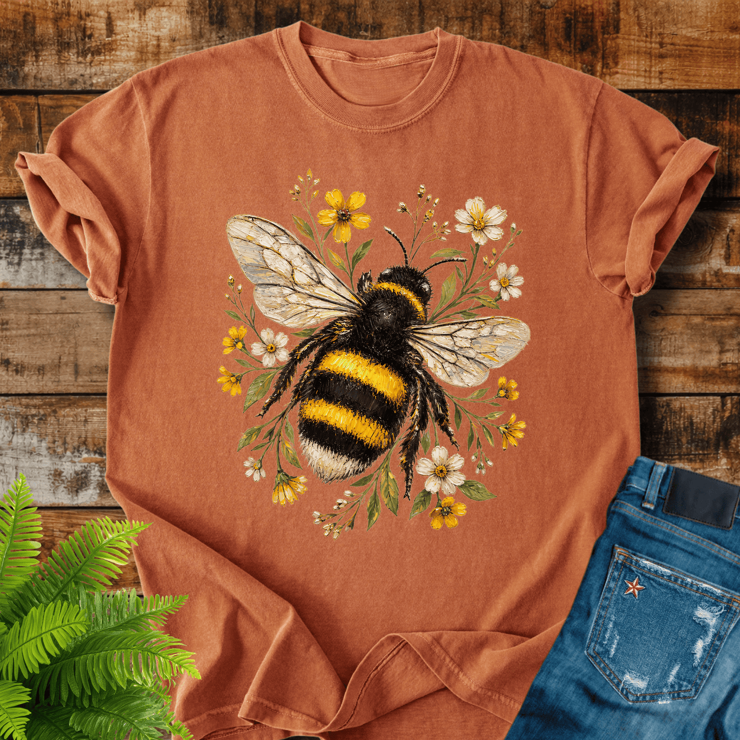 Floral Bumblebee T-shirt